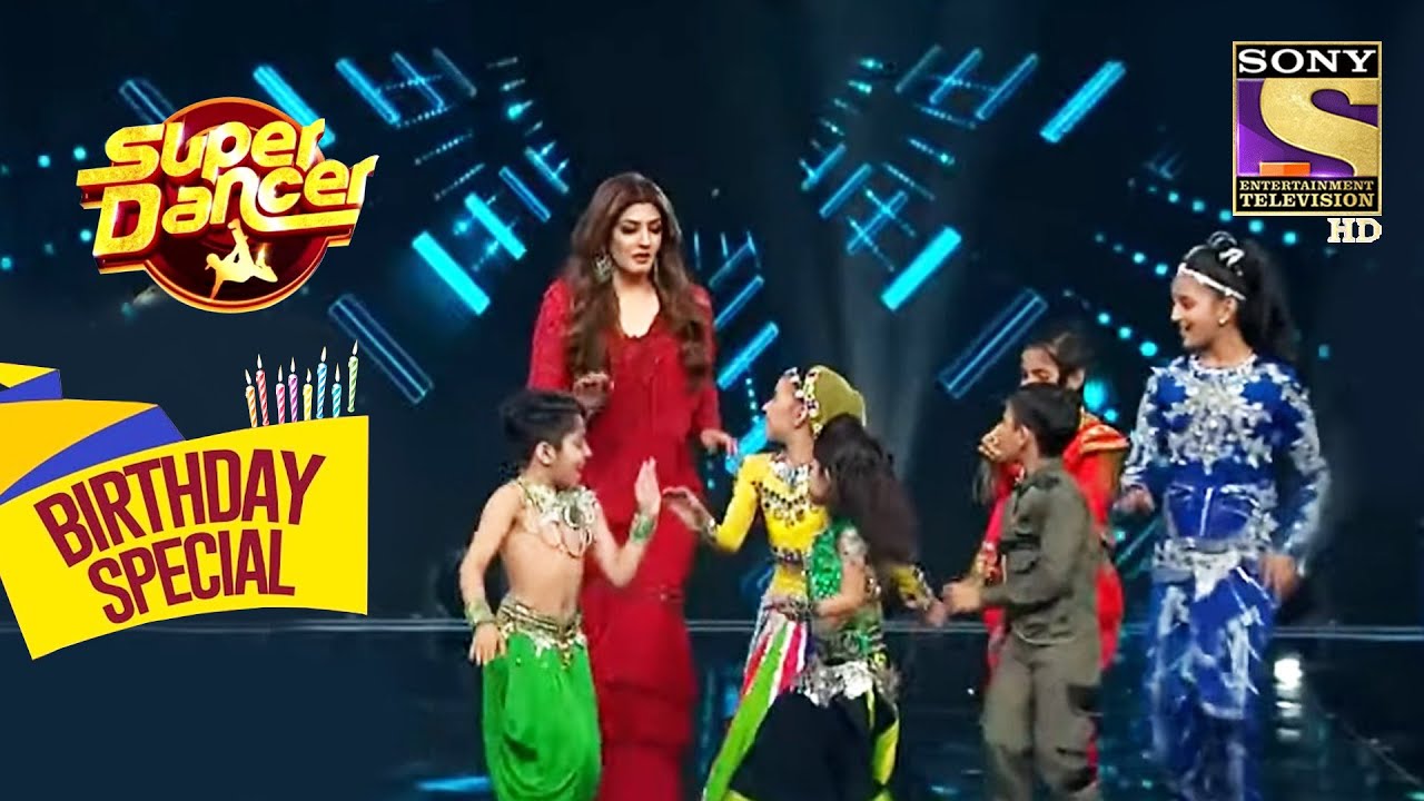 Raveena जी ने बच्चों के साथ 