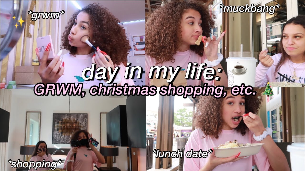 Day In My Life: GRWM, Christmas Shopping, Muckbangs, etc. | Alyssa Howard 💗