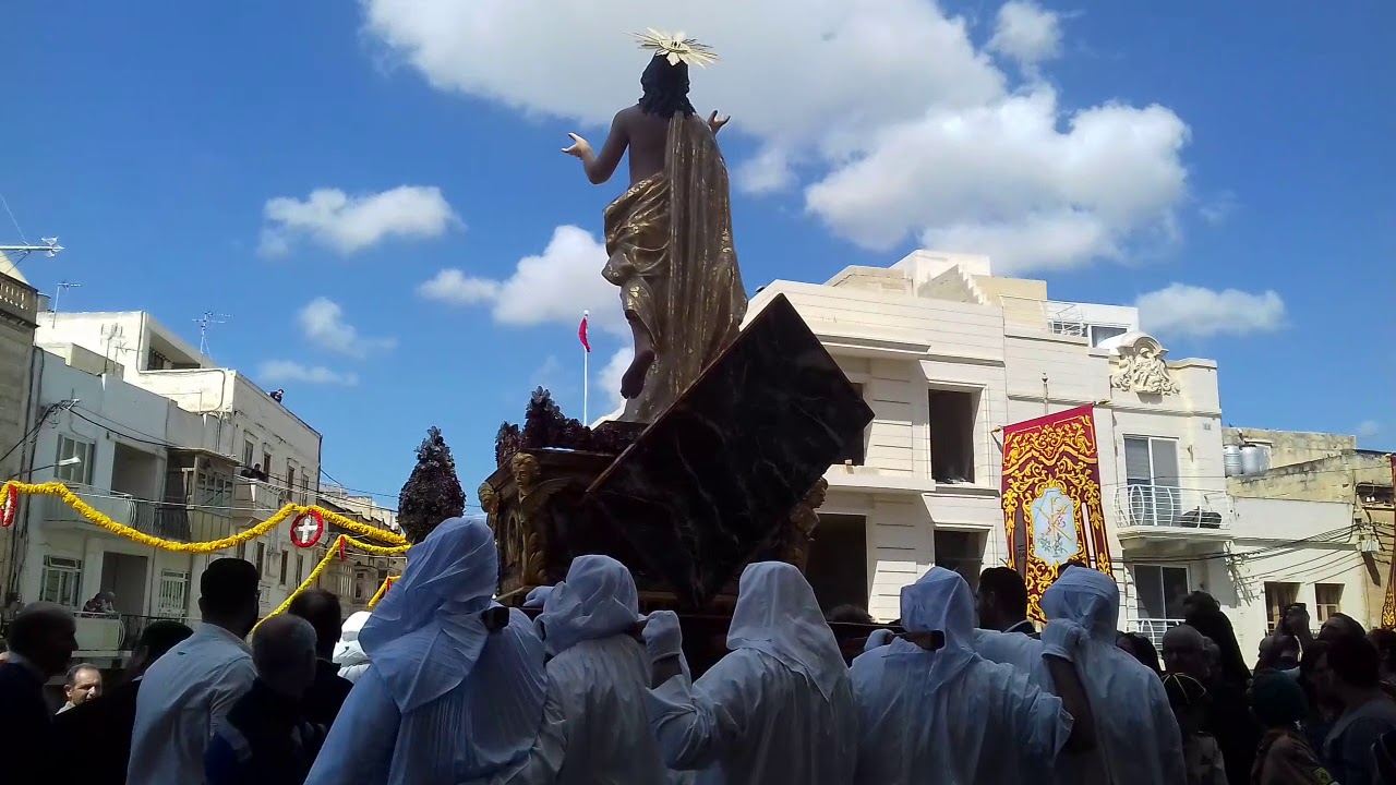~MALTA~ QORMI San Bastjan Risen Christ ( L- Irxoxt ) festa