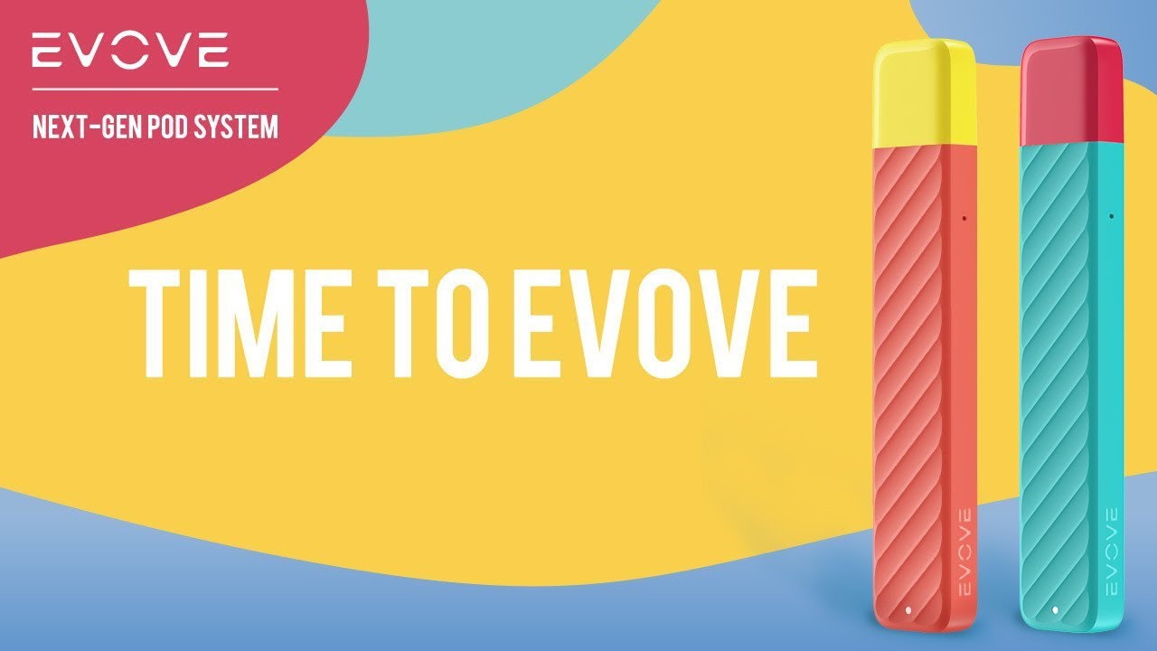 The New EVOVE Pod System - Vibrant Colors & Cubic Ceramic Coil