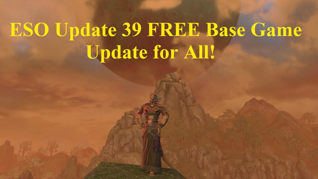 ESO Update 39 FREE Update for All