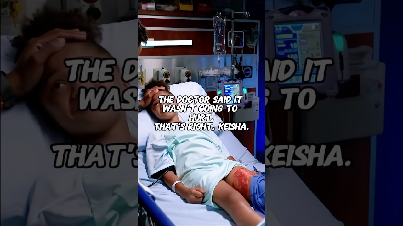Keisha was hospitalised with a burn, and the doctor diagnosed it with a second-degree burn.