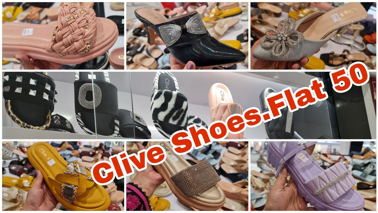 Clive Shoes Flat 50 % Summer Gala.Sale