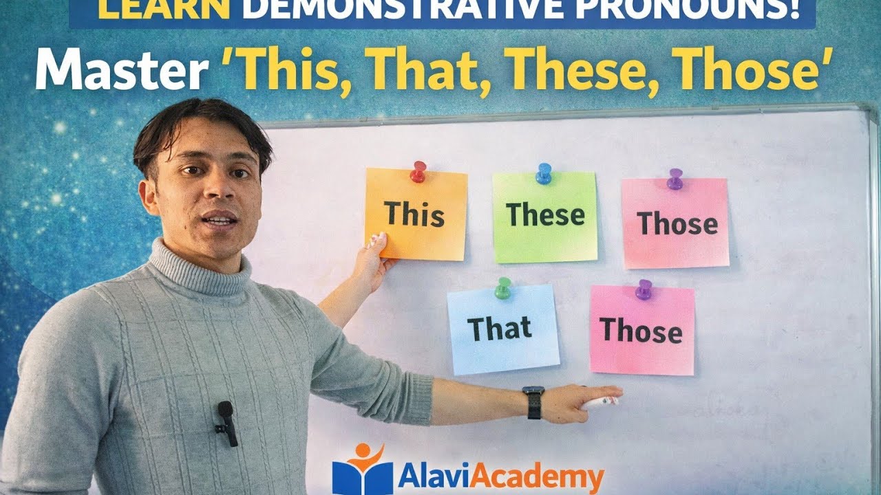 Demonstrative pronouns in English language.ضمایر اشاره ای زبان انگلیسی 