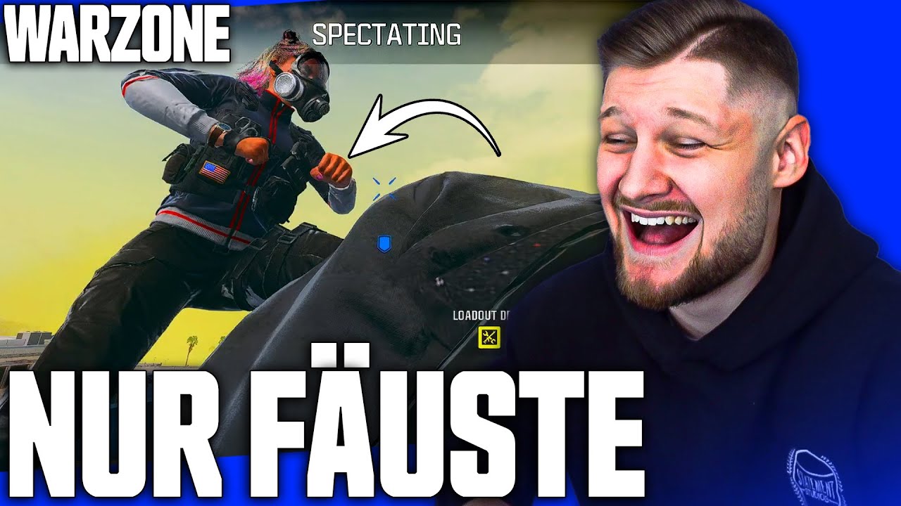 WIE LUSTIG IST DAS DENN?! 😂 NUR FAHRZEUGE, FÄUSTE & FINISHER erlaubt in DIESER Warzone Custom Runde
