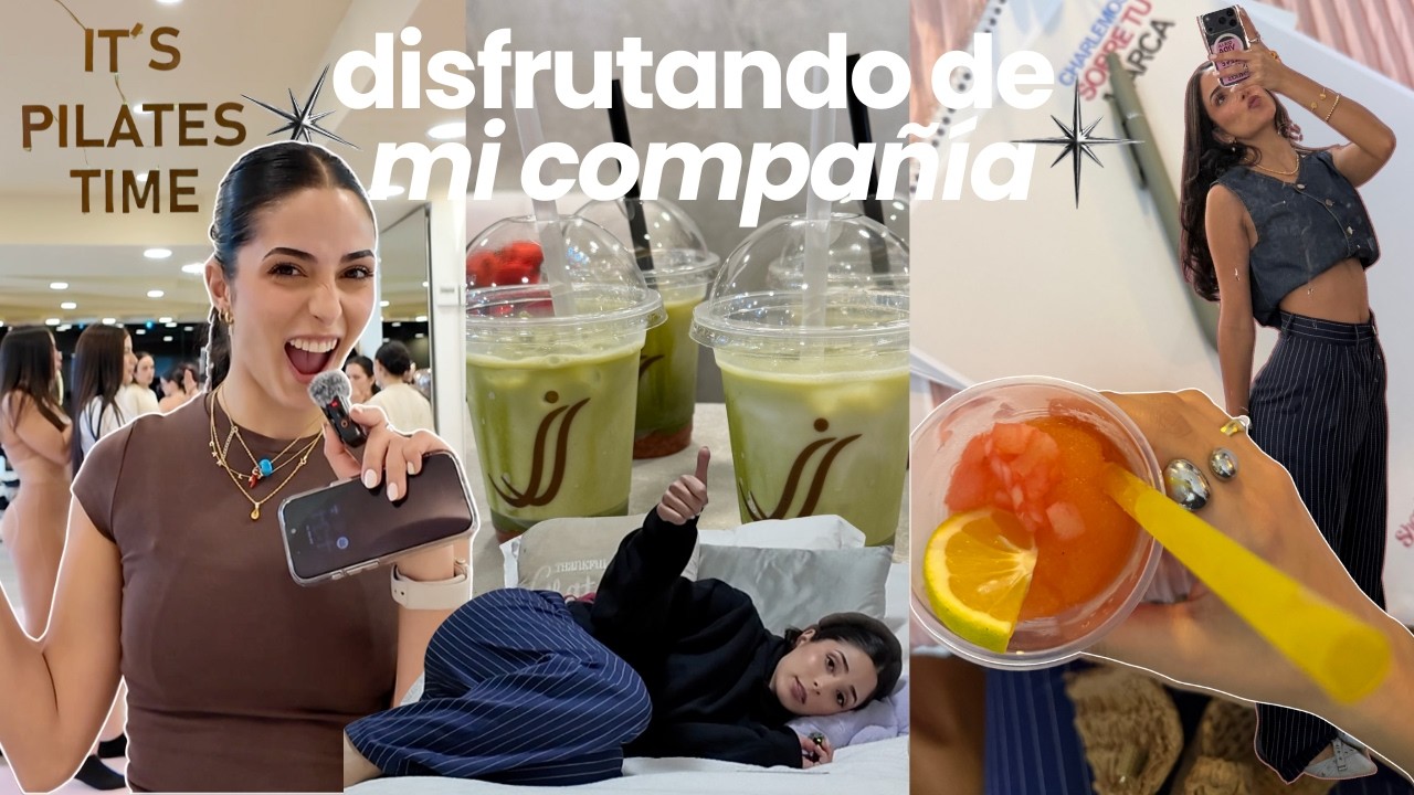 días bonitos conmigo de rutina, pilates y eventos - vlog