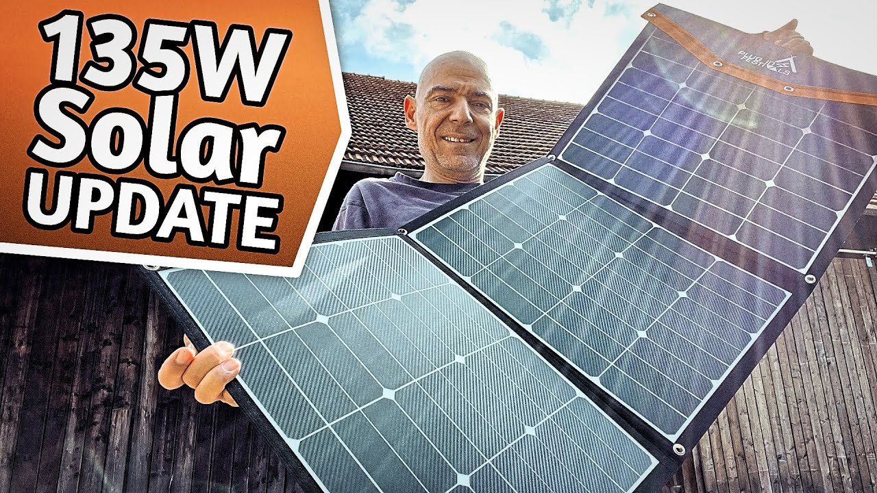 Nochmal besser! Mobiles Solarpanel 135W von Plugin Festivals mit Bypass-Dioden und stabiler