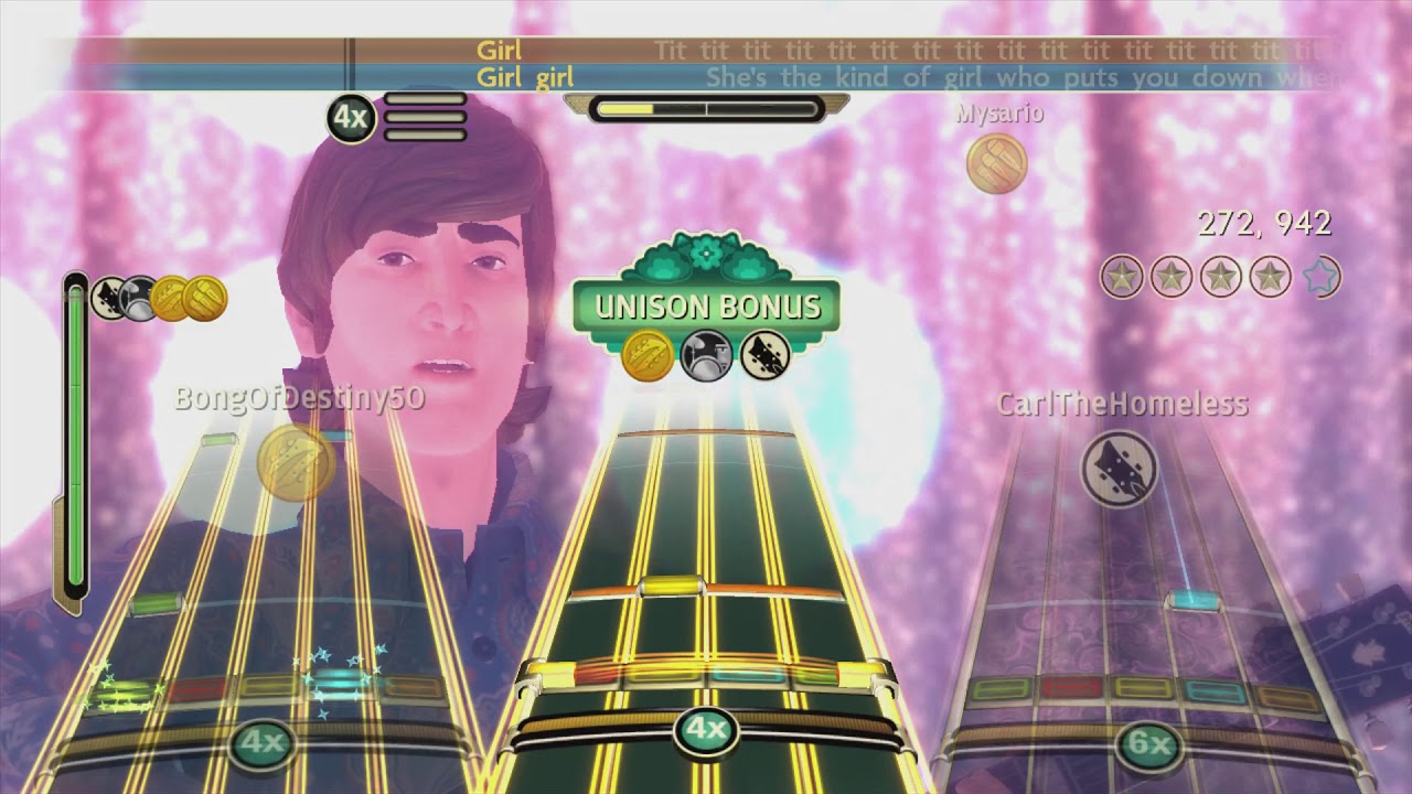 Girl by The Beatles Full Band FC #4737