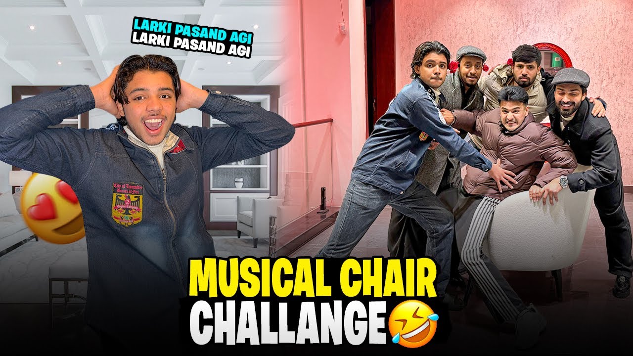 Salla Sahib Ko Larki Pasand Agi 😱|| Friends Ky Sth Musical Chair Challange 😂
