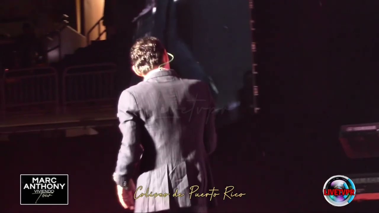 Marc Anthony - Viviendo - Tour - Pa’ allá voy - Coliseo de Puerto Rico