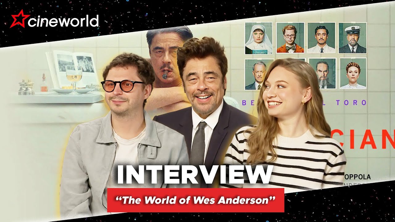 Benicio Del Toro, Mia Threapleton & Michael Cera talk Wes Anderson | The Phoenician Scheme interview