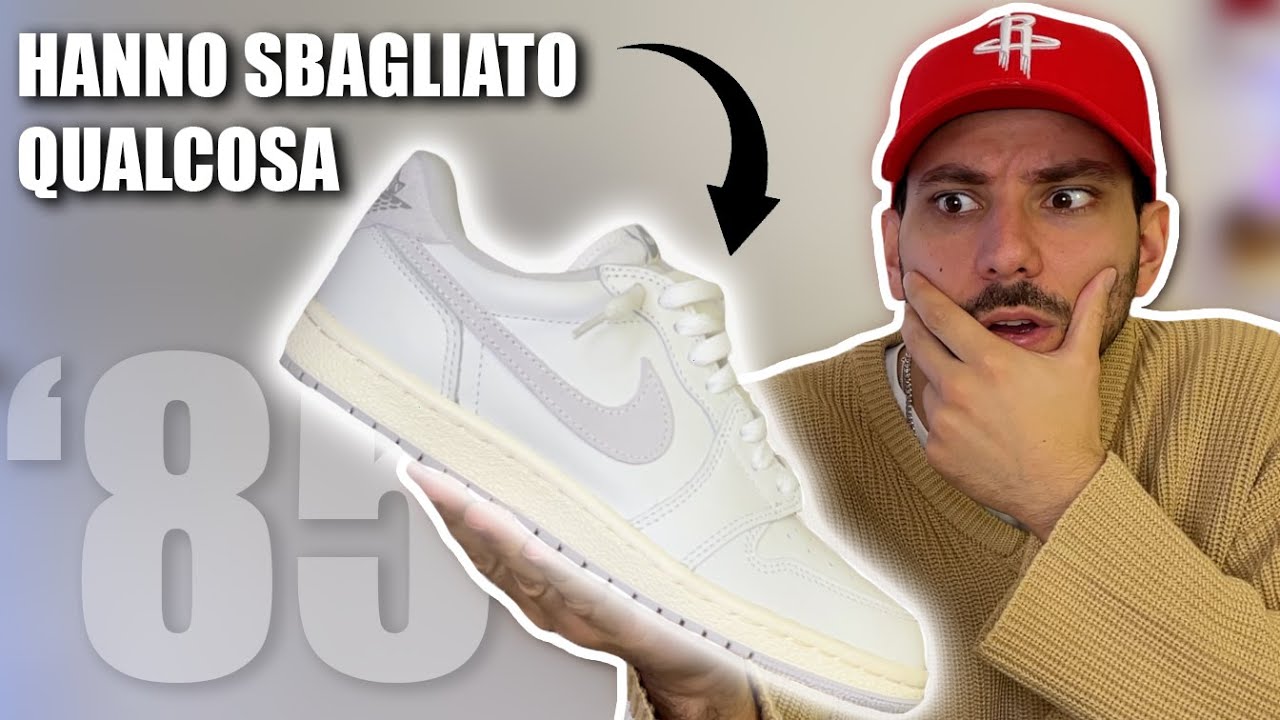 Air Jordan 1 Low '85 Neutral Grey - Unboxing & Review ITA