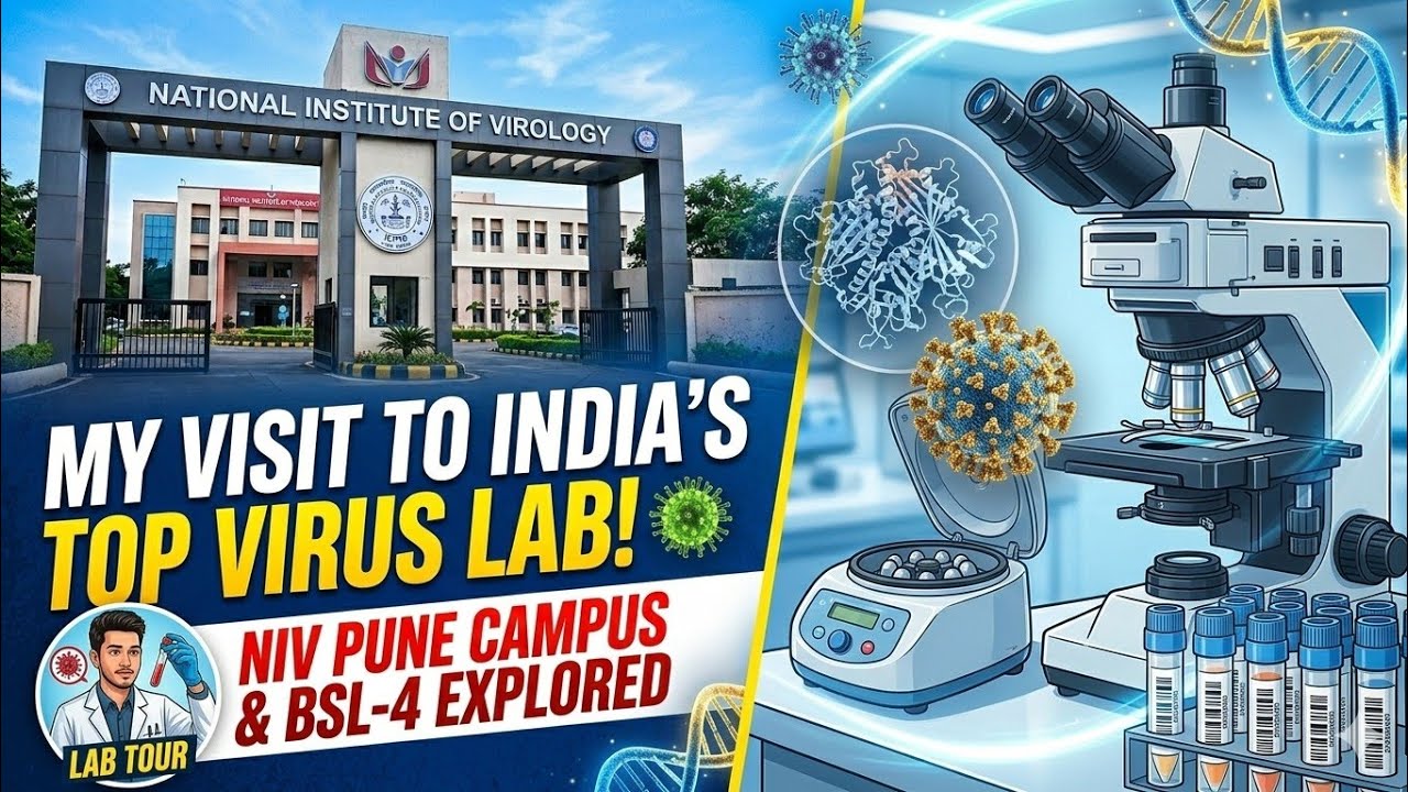 Inside India's Top Virus Research Lab 🧬🦠 NIV PUNE