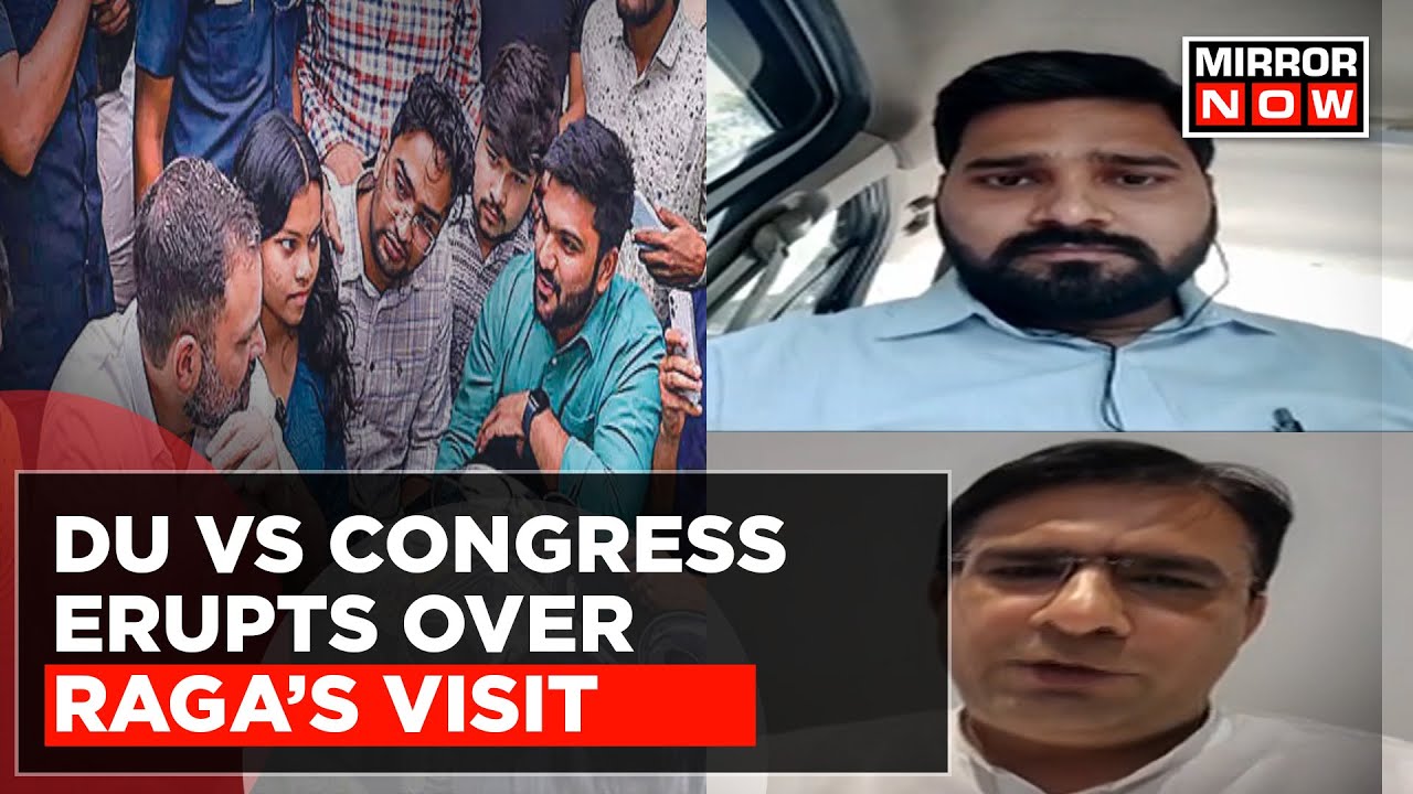 Delhi University's Notice To Rahul Gandhi Over Campus Visit | Congress Reacts | English News Updates
