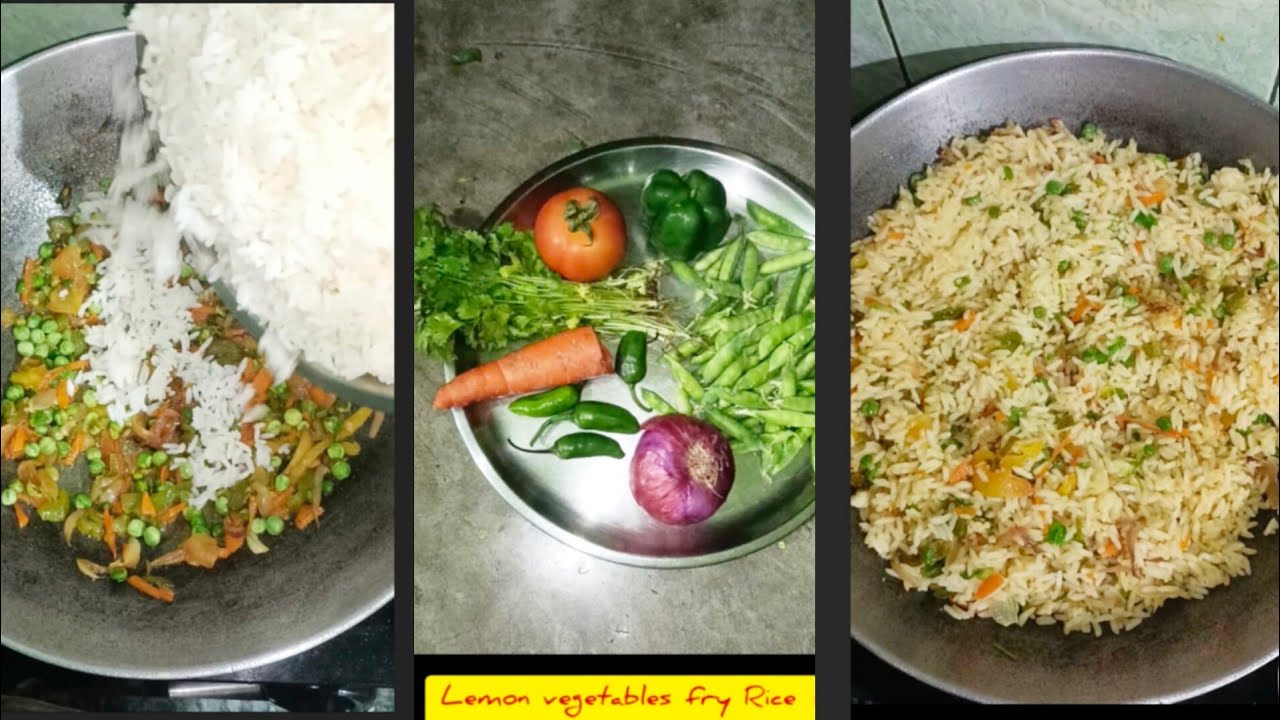 Lemon vegetables fry rice 👌 #coockingvlog #cookingrecipes #easyrecipe #cooking #recipe #foryou 