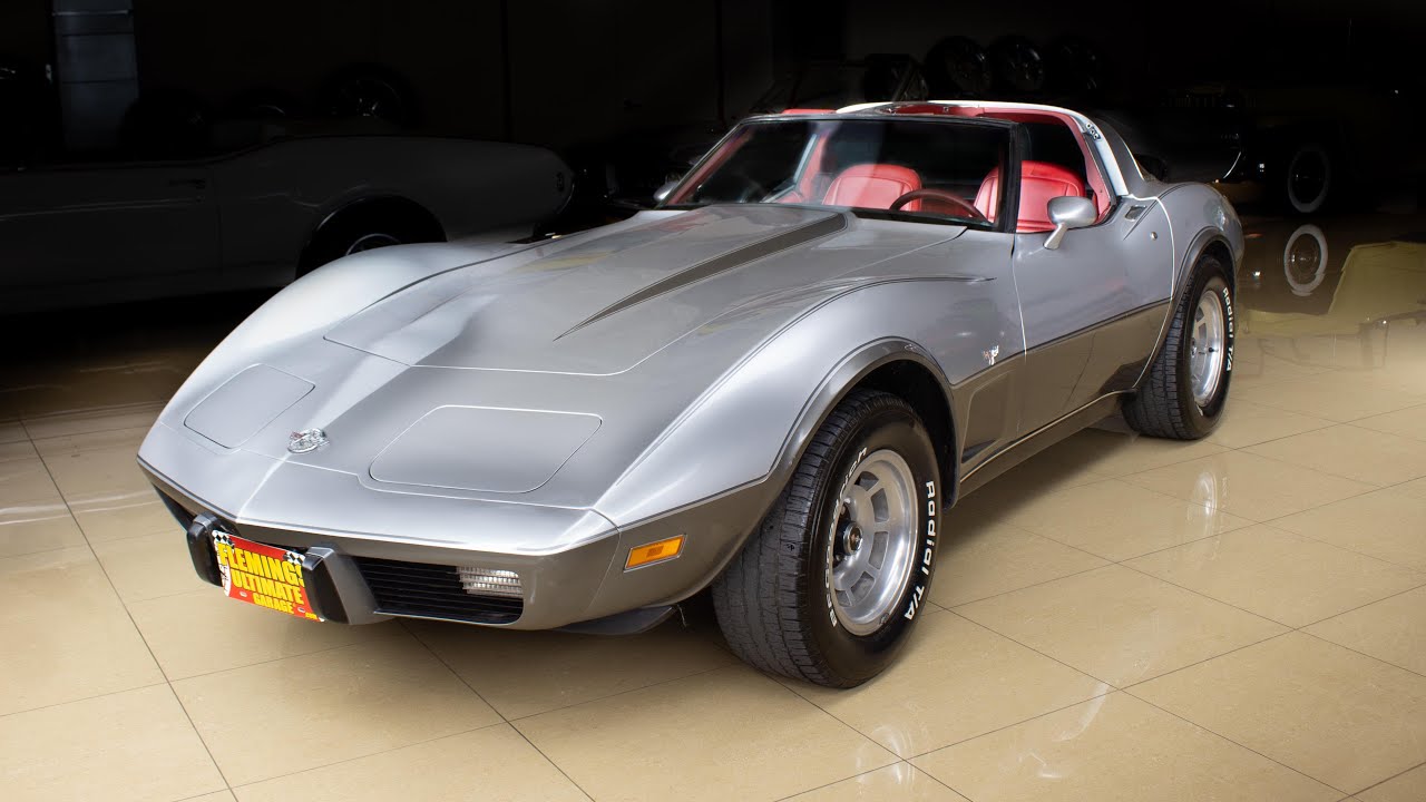Видеообзор Corvette 1978 года с тест-драйвом и звуками выхлопа