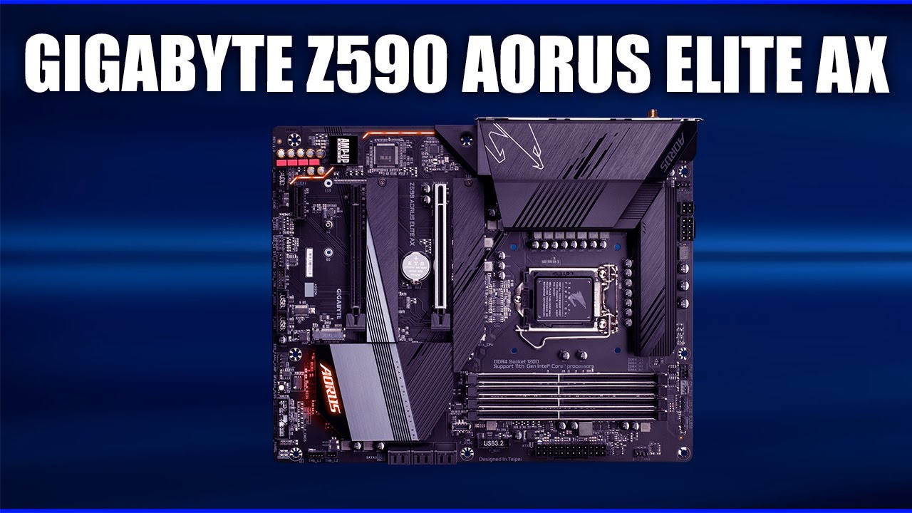 Материнская плата Gigabyte Z590 AORUS ELITE AX