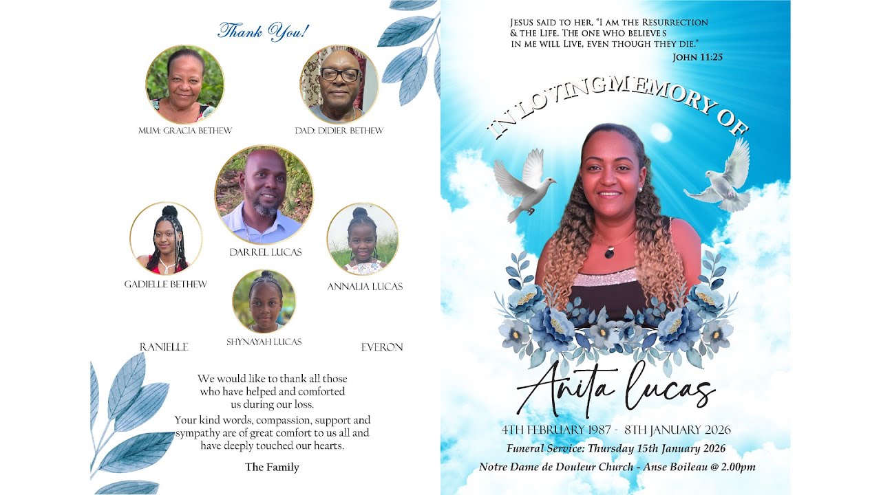 In Loving Memory Of Anita Lucas