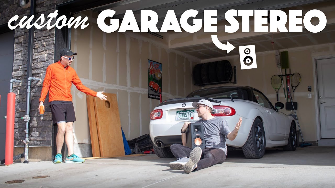 Garage stereo installation! Combining AirPlay with a custom 2.1 Klipsch sound system