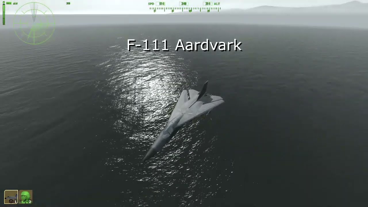 Variable-sweep wing fighter jet | 可變後掠翼戰鬥機 | ArmA 2