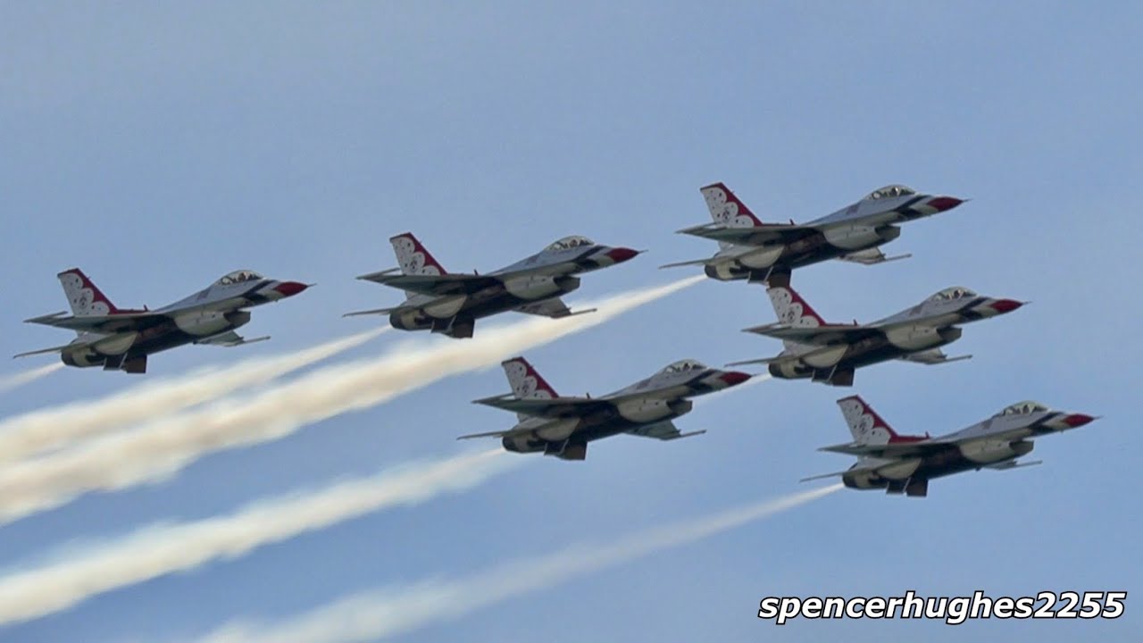 USAF Thunderbirds 2019 Huntington Beach Air Show