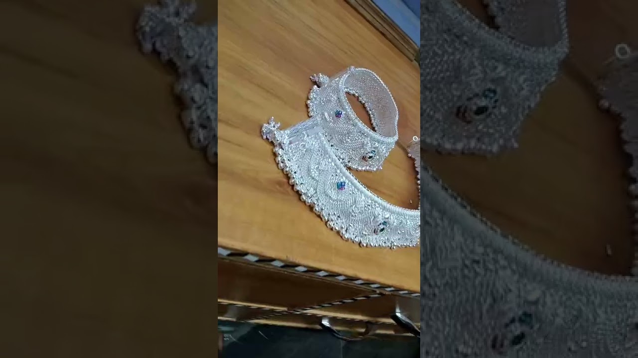 latest silver Payal designs 2023 😍✨  #short #viral