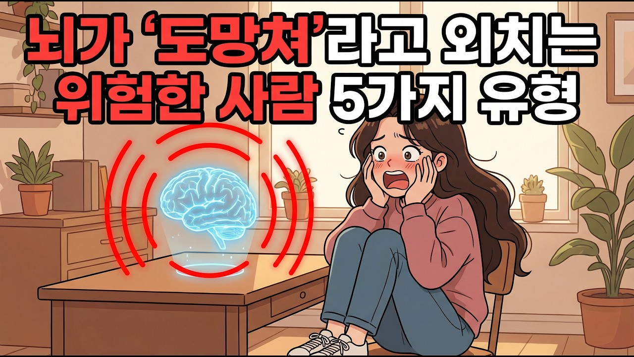 당신의 뇌가 보내는 '긴급 구조 신호', 이 5명을 곁에 두면 영혼이 파괴됩니다