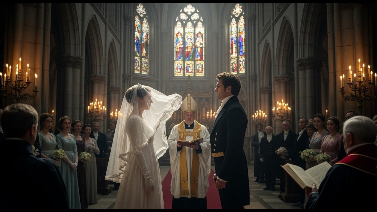 THE VEIL FELL FROM HER HEAD AT THE ALTAR AND THE PRINCE FROZE WHEN HE SAW IT WASN’T HIS BRIDE’S F