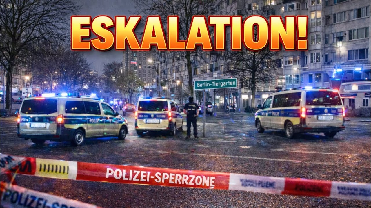 Eskalation in Berlin? - Polizei riegelt Gebiet ab! 🚨