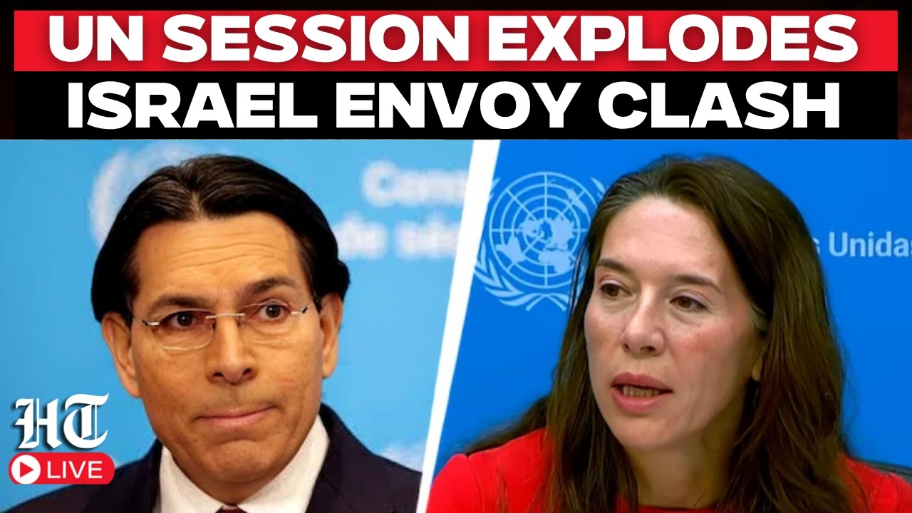 LIVE | UN Session Erupts After Israeli Envoy's 'Be Quiet' Remark Sparks Heated Diplomatic Clash