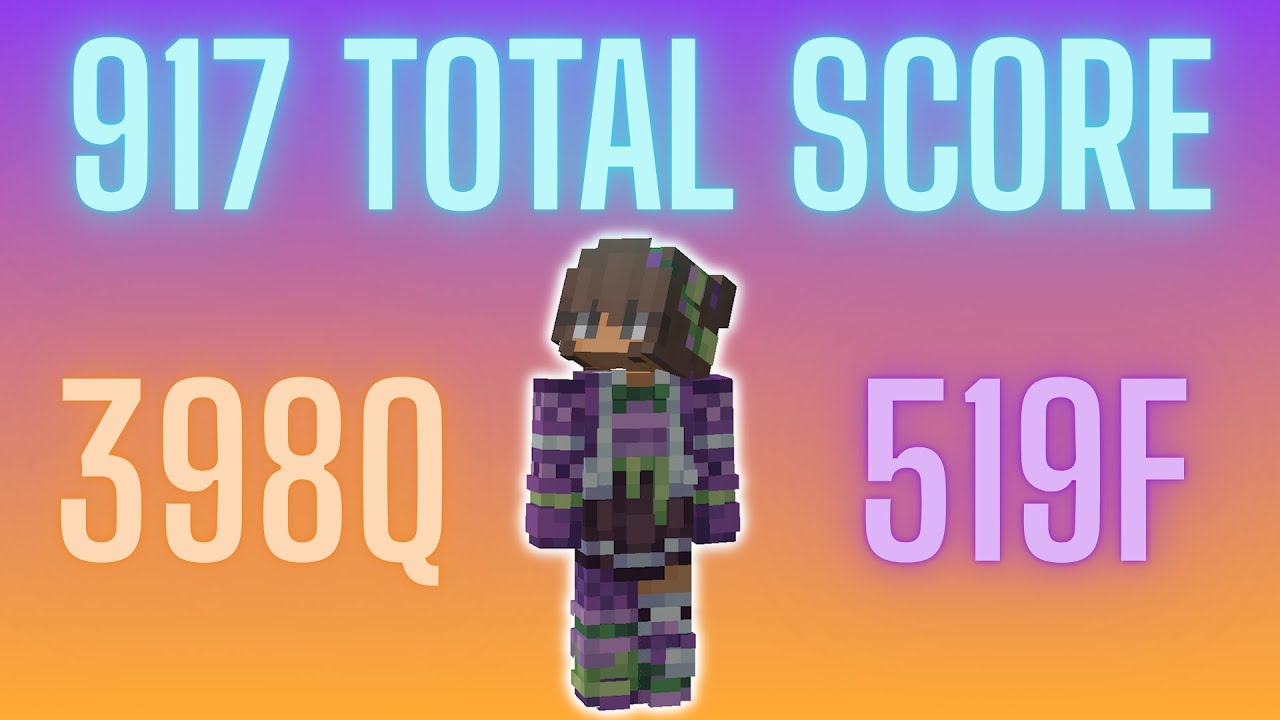 (WR) Hypixel Hole in the Wall 398q 519f (917qf)