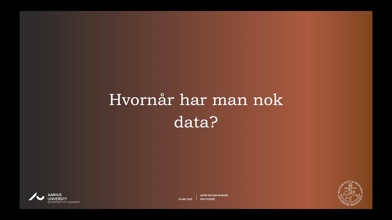 6. Hvornår har man data nok?