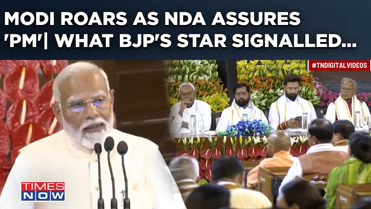 Modi Addresses NDA: What 'PM' Said On Mandate, BJP's Performance| EVM Jibe At Congress, I.N.D.I.A?