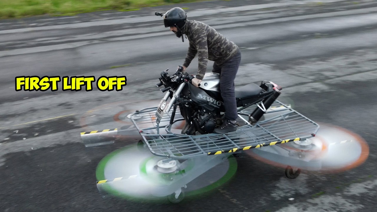 Летающий мотоцикл - От мотоцикла до Hoverbike