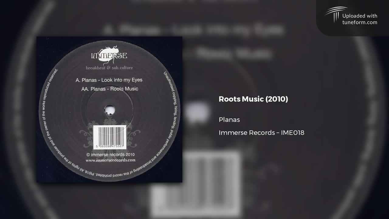 Planas - Roots Music (Immerse Records | IME018) [Chilled Dubstep]