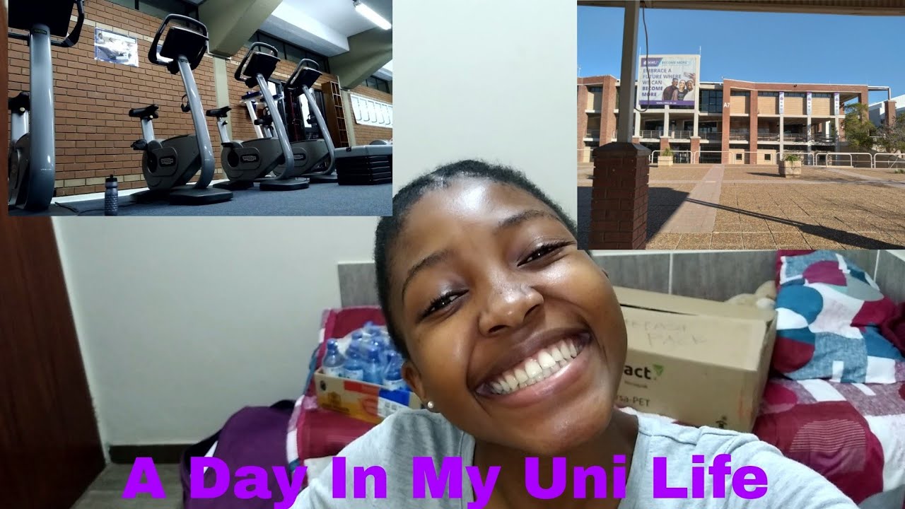 A day in my uni life | My daily routine |NWU Mafikeng Campus tour| Gym| Library| On-campus Residence