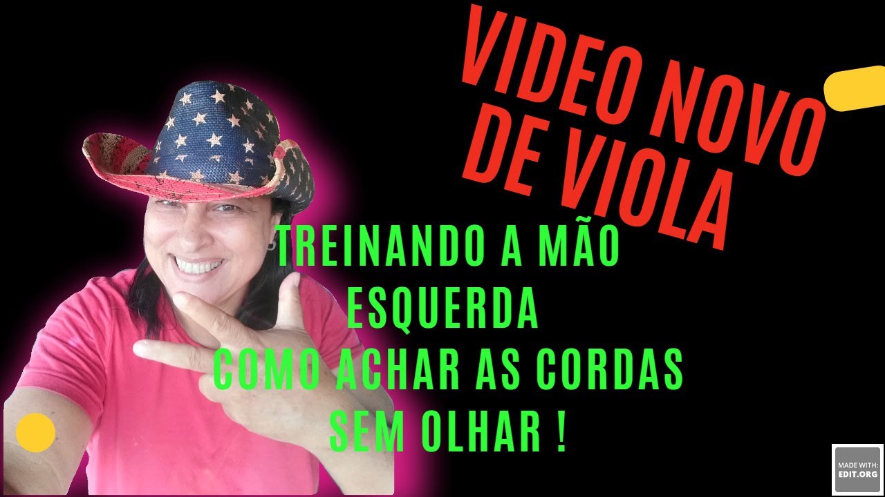 TREINANDO A MÃO ESQUERDA NA VIOLA  - COMO ACHAR AS  CORDAS NA VIOLA