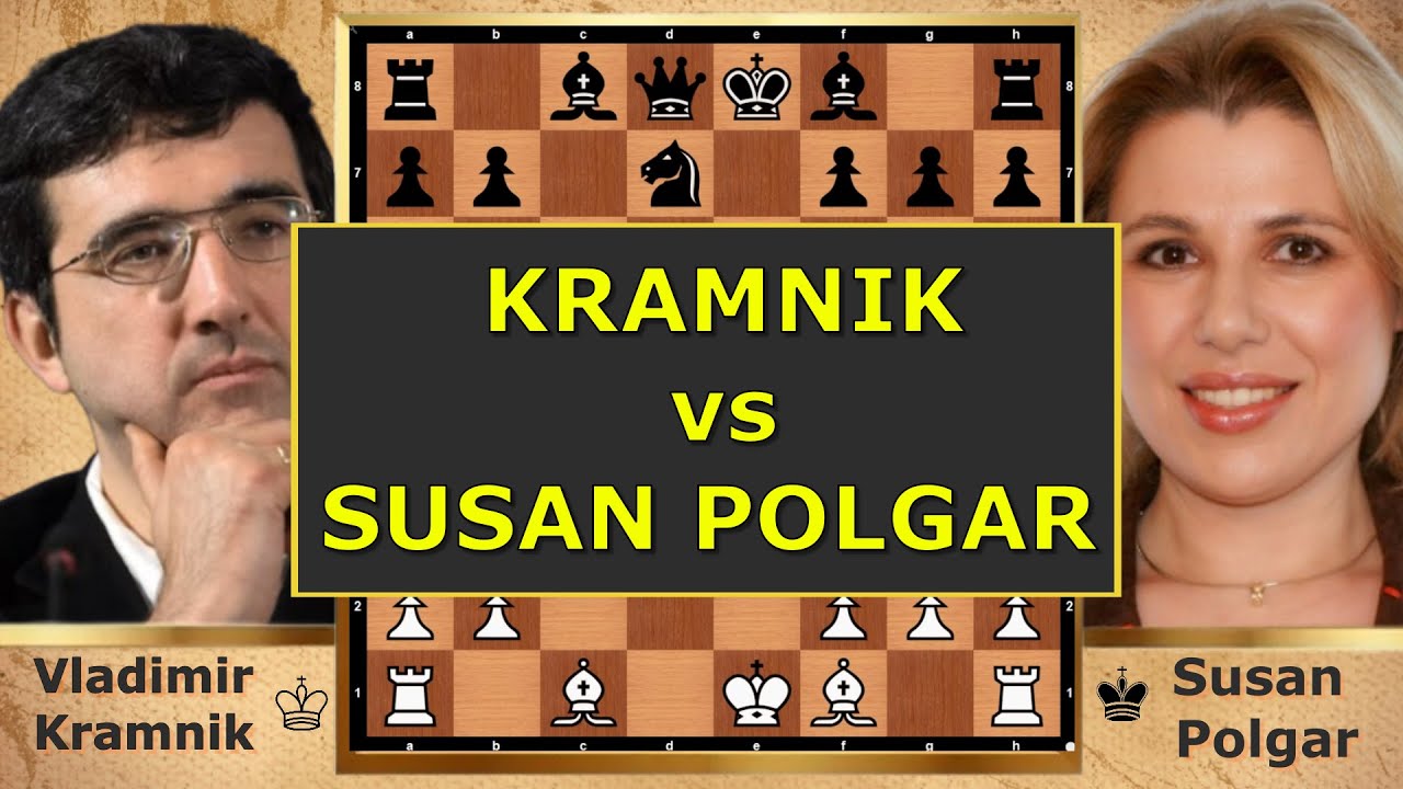VLADIMIR KRAMNIK vs SUSAN POLGAR – Rapid Fire in the Queen’s Pawn Game ⚡#kramnik #susanpolgar #chess