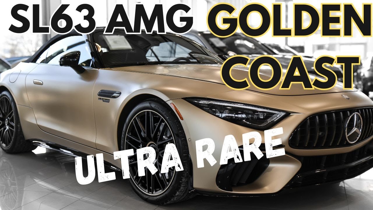 Ultra-Rare Mercedes-AMG SL 63 Golden Coast Edition – 1 of 100! Full Walkaround