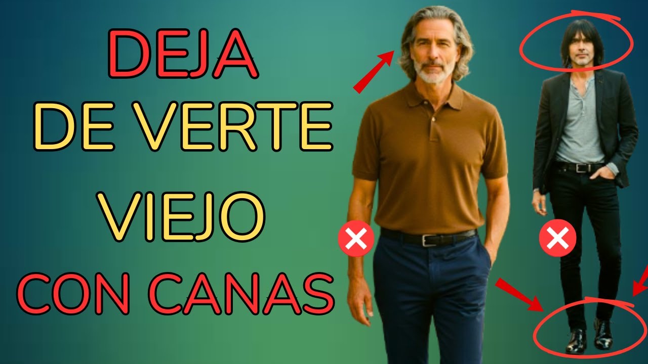 La mayoría de los hombres con canas se envejecen con ropa casual: ve esto!! | Refinamiento Masculino