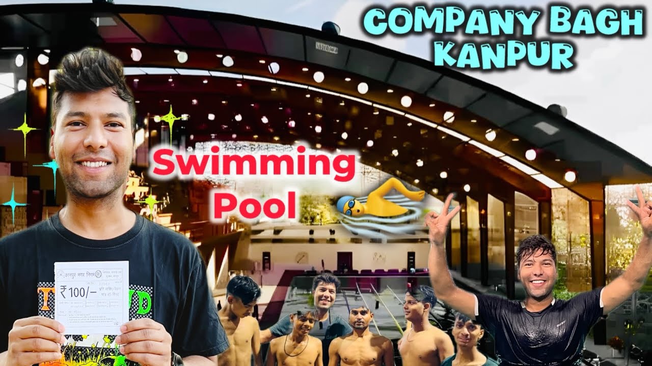 Company Bagh Kanpur Swimming Pool Review | Only ₹100 Ticket! | Full Public Reaction 🔥