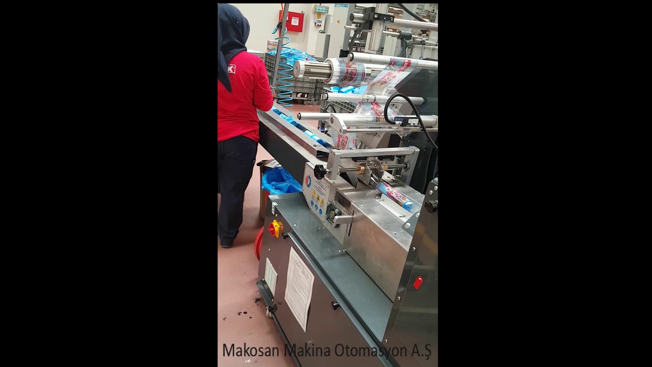 YATAY PAKETLEME MAKİNASI QUATRO-300-2S / Çöp Poşeti Paketleme