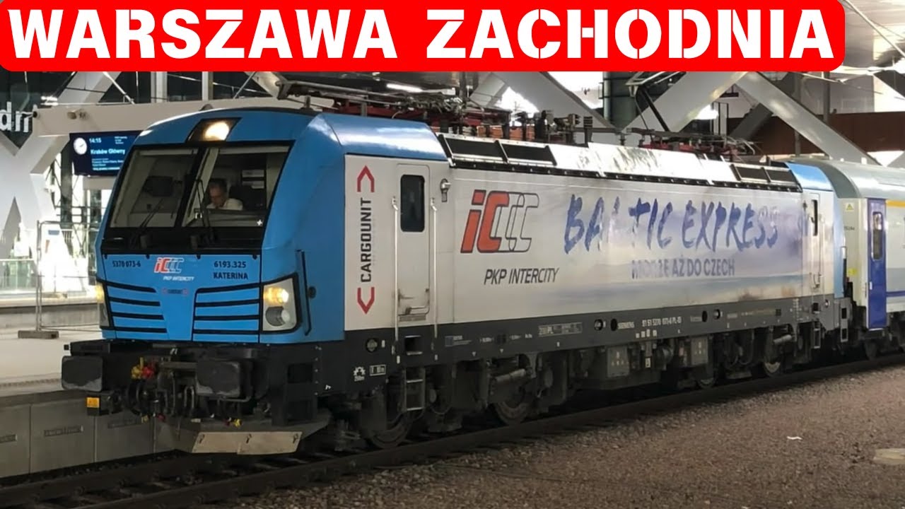 Pociągi Warszawa Zachodnia słoneczny weekend