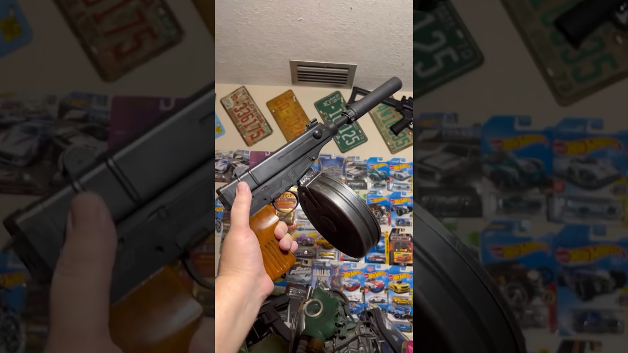 Skorpion 72rd drum Suomi drum adapted to vz61 .380 acp shooting video coming soon. #art #guns