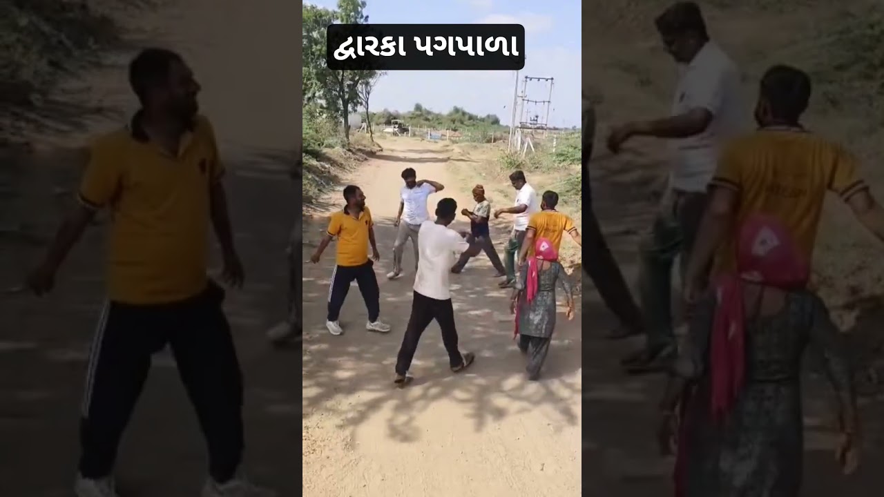 દ્વારકા પગપાળા#gujarati #dwarka #shorts #desisong #trendingshorts #foryou #love #moj #road #viral