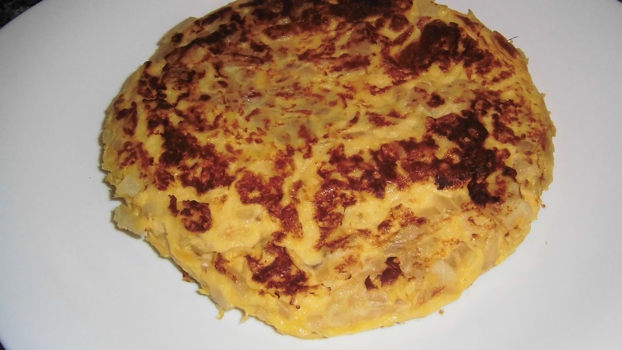 Tortilla de ajo y cebolla