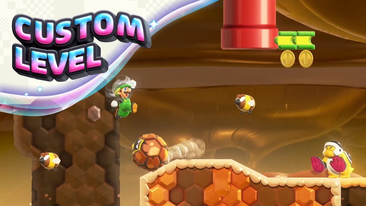 Super Mario Bros. Wonder Custom Level - 