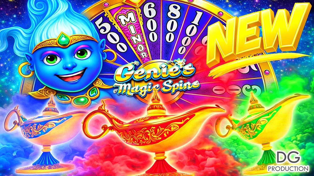 🚨OMG🚨NEW GENIE'S MAGIC SPINS WIN TRIPLE LAMPS SLOT MACHINE REVEAL 2026 LAS VEGAS GRAND CASINO GAME