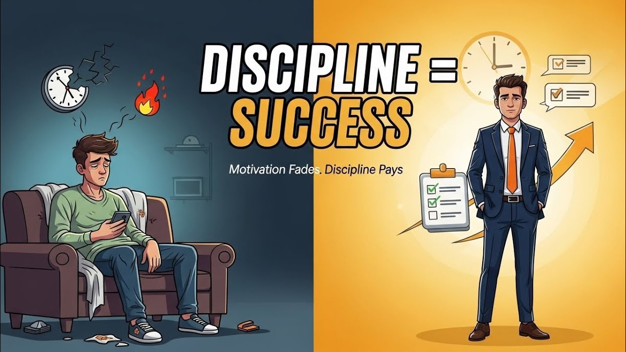 अगर Success चाहिए तो Discipline सीखो। | Hindi Motivational Video