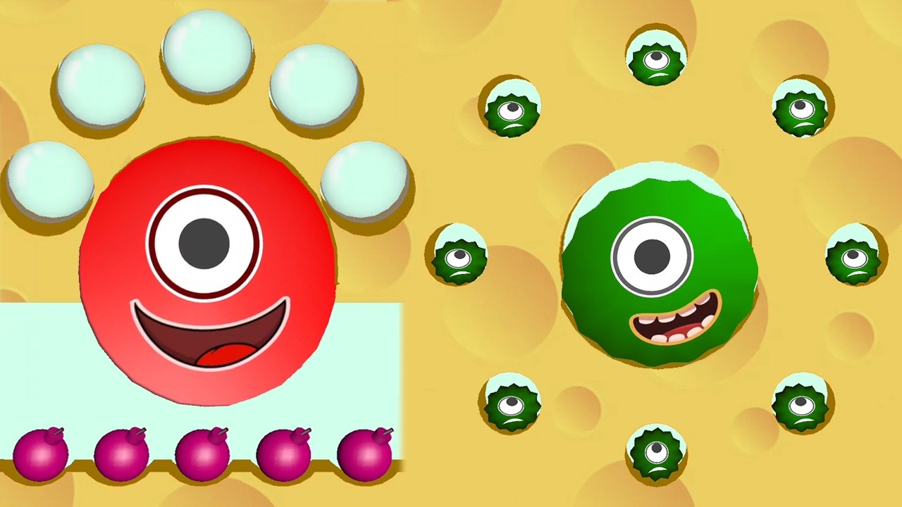 Hungry Balls New Levels vs Old Levels (Level 900 - 930) Android / iOS Gameplay Walkthrough